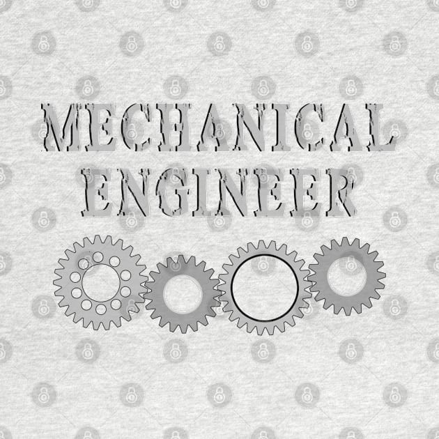 Mechanical Engineer Gears by Barthol Graphics